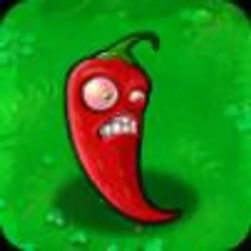 🌶 Стикер «Зомби против растений» для Telegram