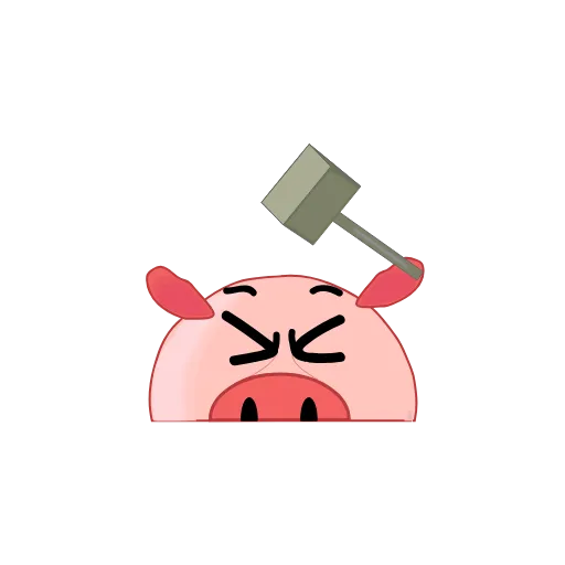 🤕 Стикер «Perfect World pigs» для Telegram