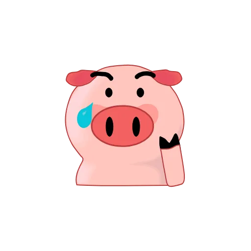🖐 Стикер «Perfect World pigs» для Telegram
