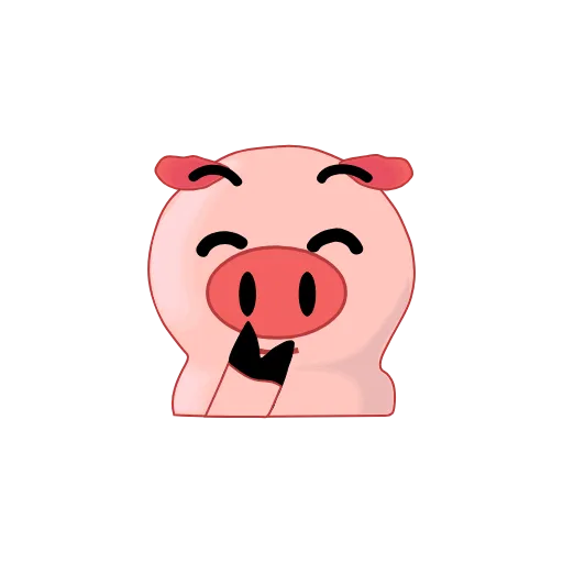 😀 Стикер «Perfect World pigs» для Telegram