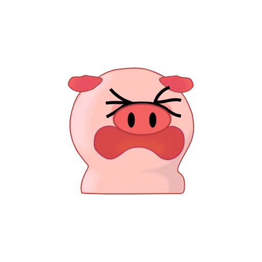 😣 Стикер «Perfect World pigs» для Telegram