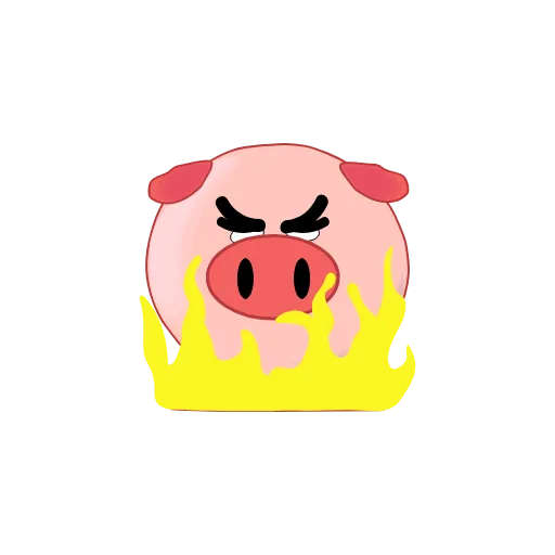 😡 Стикер «Perfect World pigs» для Telegram