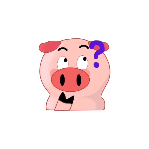 🧐 Стикер «Perfect World pigs» для Telegram