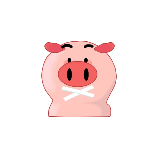 🤐 Стикер «Perfect World pigs» для Telegram