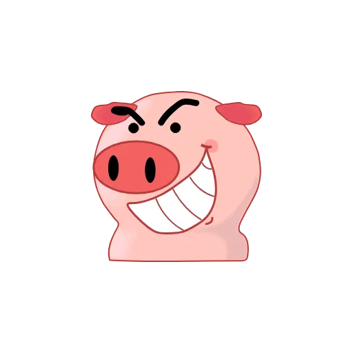 😈 Стикер «Perfect World pigs» для Telegram