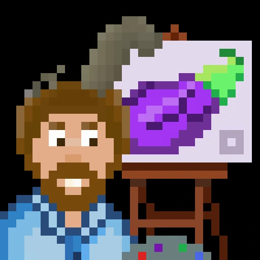 🍆 Стикер «Pixel Memes» для Telegram