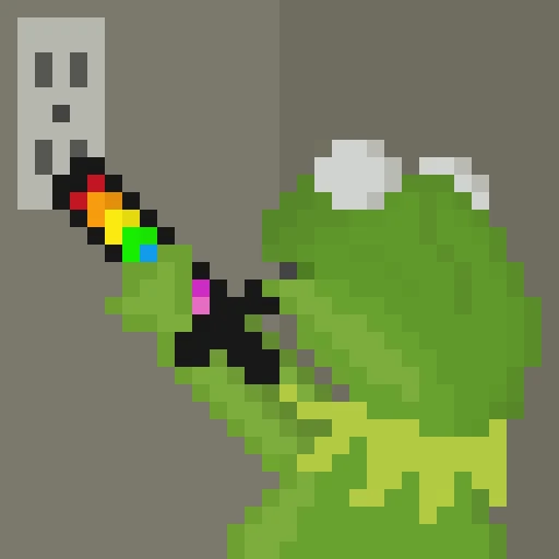 🐸 Стикер «Pixel Memes» для Telegram