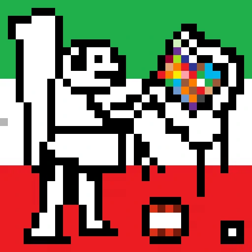 🚪 Стикер «Pixel Memes» для Telegram