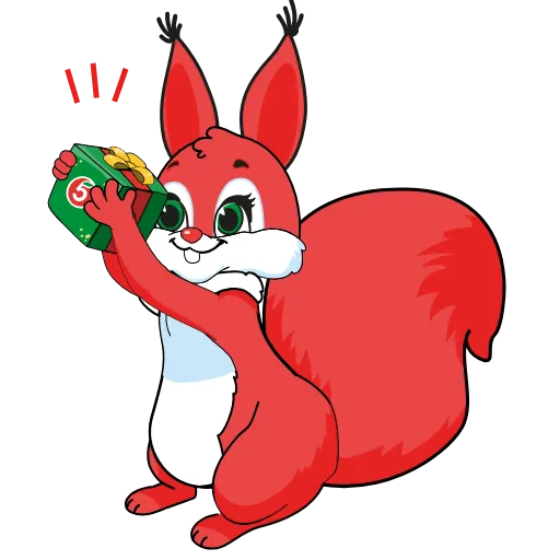 😘 Стикер «Новый год с Пятерочкой» для Telegram