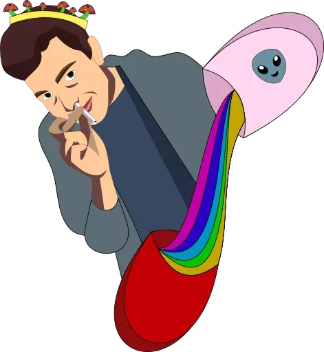🙁 Стикер «Five minutes» для Telegram
