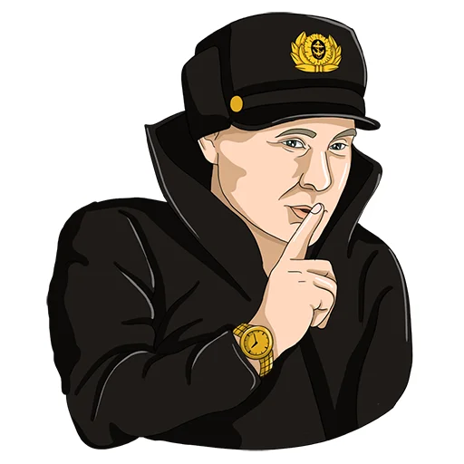 🤫 Стикер «Русское царство» для Telegram