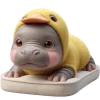 🫠 Эмодзи «Бегемотик утенок» для Telegram