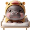🥱 Эмодзи «Бегемотик утенок» для Telegram