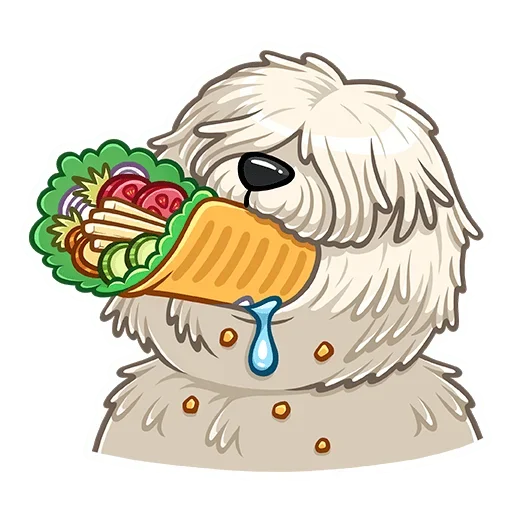 🌯 Стикер «Пули» для Telegram