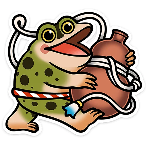 🐸 Стикер «Пёко» для Telegram