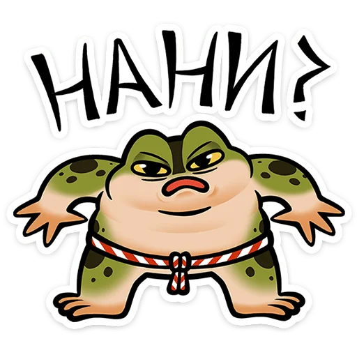 🐸 Стикер «Пёко» для Telegram