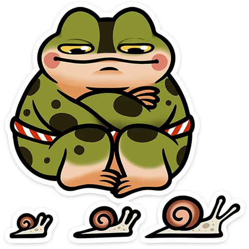 🐸 Стикер «Пёко» для Telegram