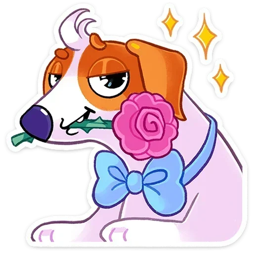 😏 Стикер «Песик Берт» для Telegram