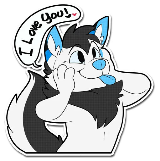 ❤ Стикер «Pyre & Clockie» для Telegram