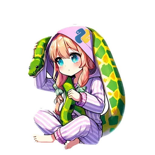 🫣 Стикер «chan py» для Telegram