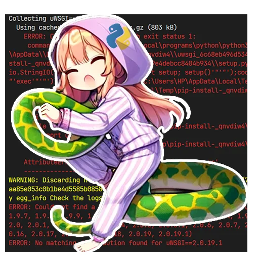 😕 Стикер «chan py» для Telegram