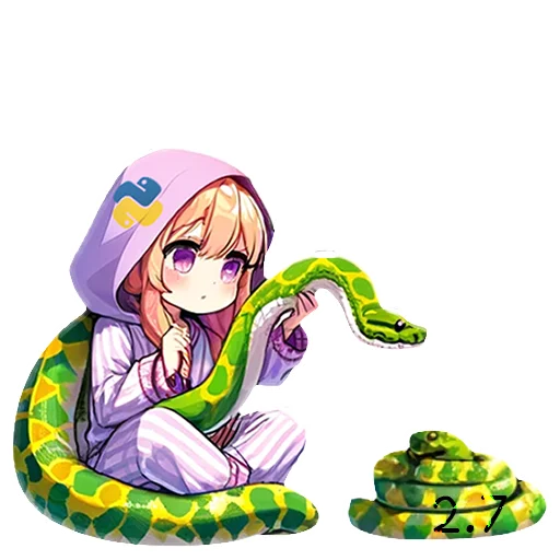 🥰 Стикер «chan py» для Telegram