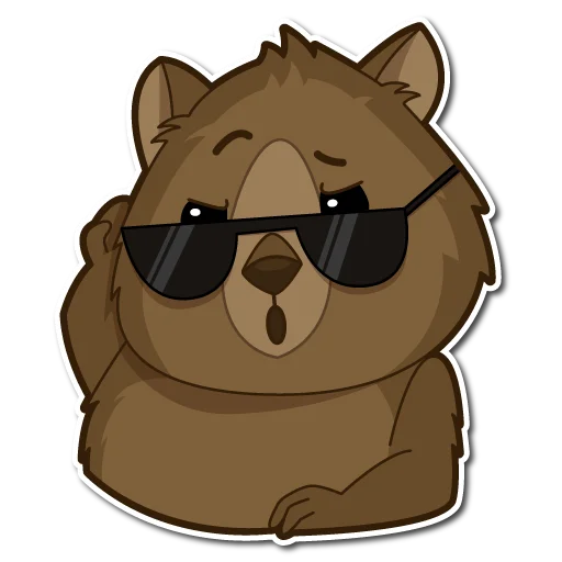 😎 Стикер «Квокка» для Telegram