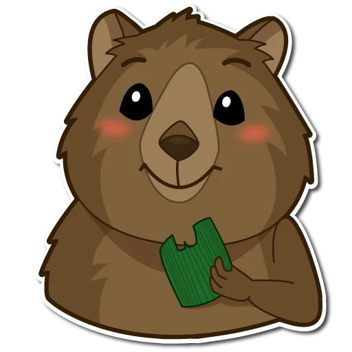 Стикерпак Квокка для Telegram