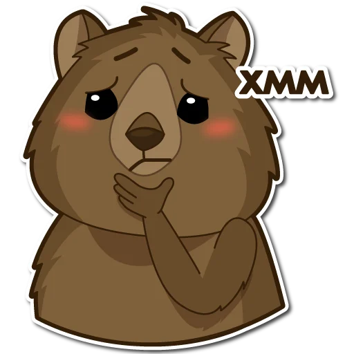 🤔 Стикер «Квокка» для Telegram