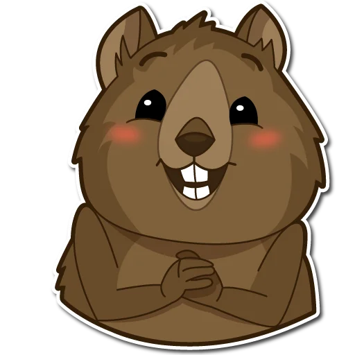😁 Стикер «Квокка» для Telegram