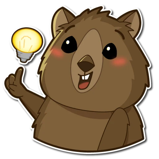 💡 Стикер «Квокка» для Telegram