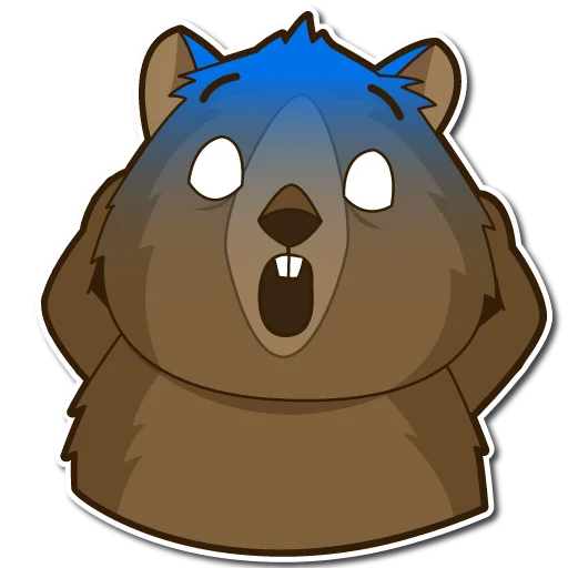 😱 Стикер «Квокка» для Telegram