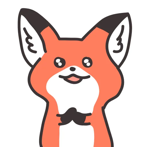 🥺 Стикер «Q Red Fox» для Telegram