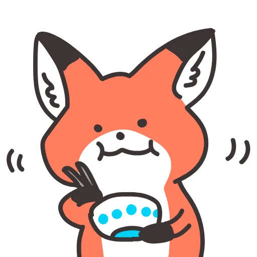 😋 Стикер «Q Red Fox» для Telegram