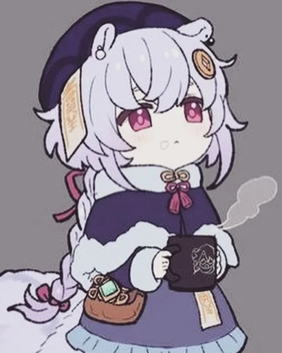 ❄️ Стикер «qiqi» для Telegram