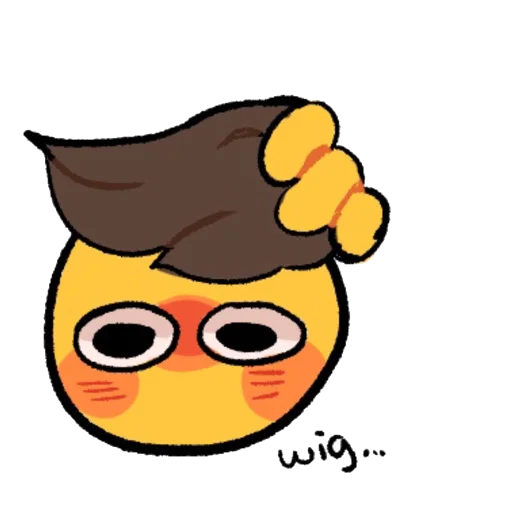 😶 Стикер «emojis qiu» для Telegram