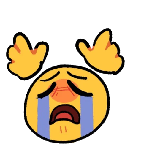 😭 Стикер «emojis qiu» для Telegram