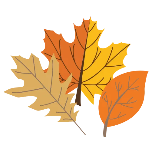 Стикер 52 autumn🍂 - векторные осенние эмодзи