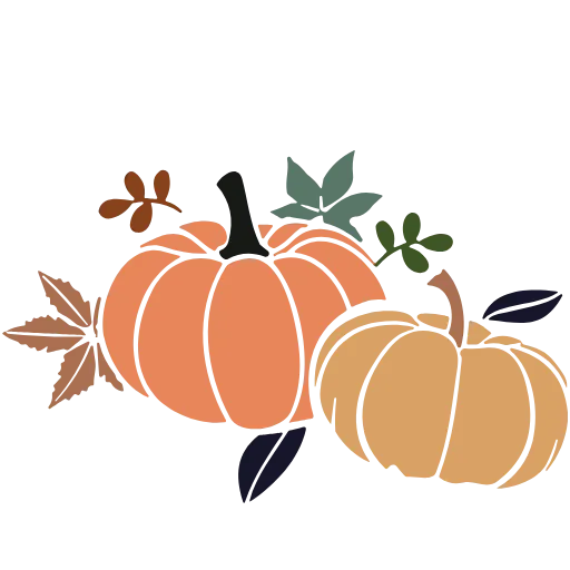 Стикер 12 autumn🍂 - векторные осенние эмодзи