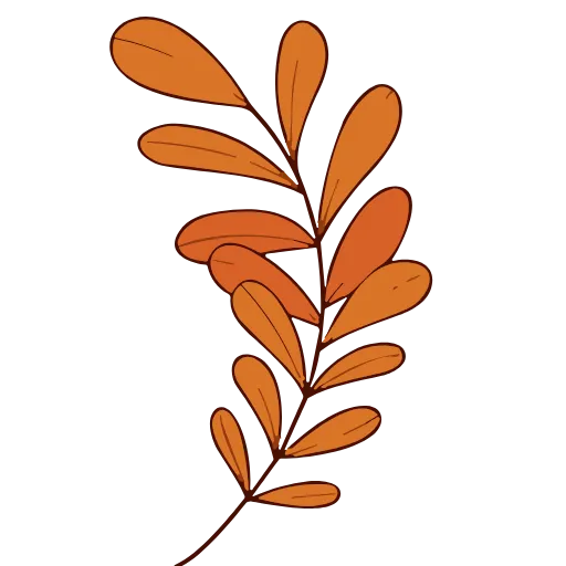 Стикер 8 autumn🍂 - векторные осенние эмодзи