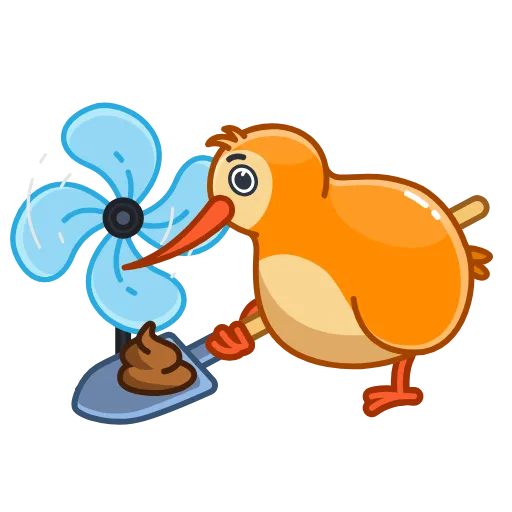 💩 Стикер «QIWI» для Telegram