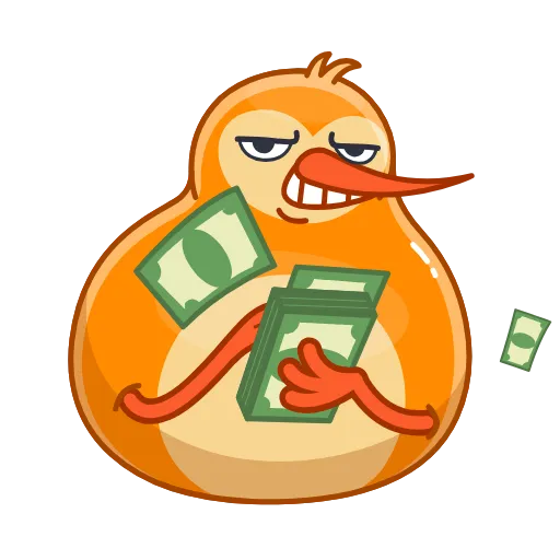 🤑 Стикер «QIWI» для Telegram