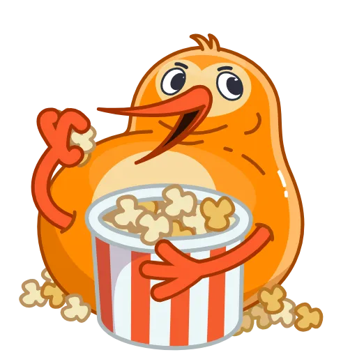 🍿 Стикер «QIWI» для Telegram