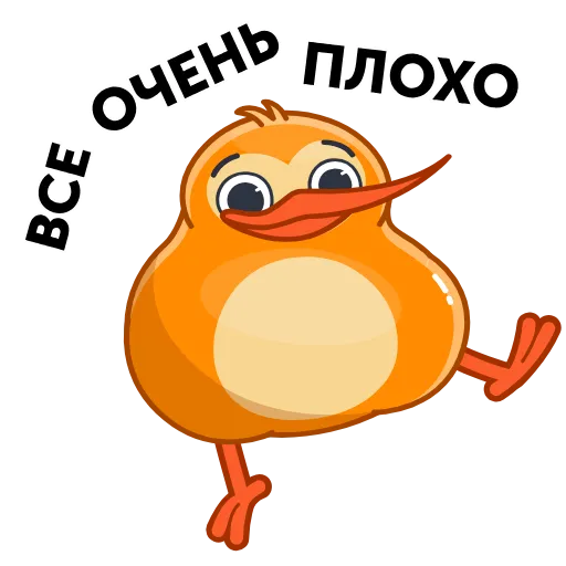 🙂 Стикер «QIWI» для Telegram