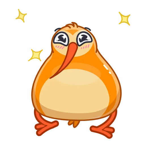 🤩 Стикер «QIWI» для Telegram