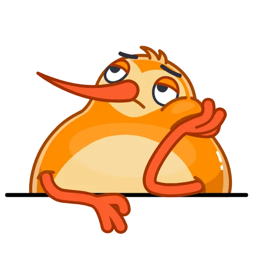 🙄 Стикер «QIWI» для Telegram