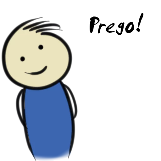 😌 Стикер «Qonshu - Italian» для Telegram