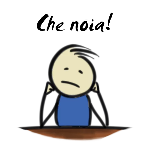 😑 Стикер «Qonshu - Italian» для Telegram
