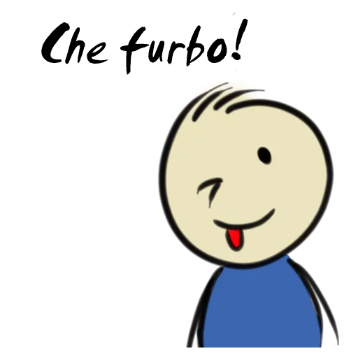 😜 Стикер «Qonshu - Italian» для Telegram