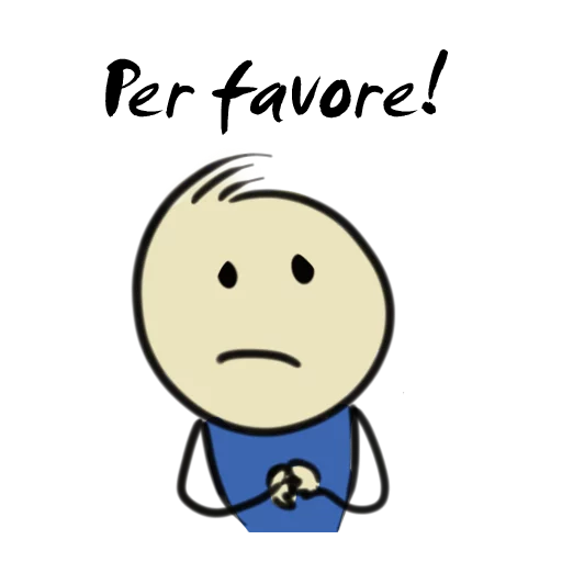 😢 Стикер «Qonshu - Italian» для Telegram